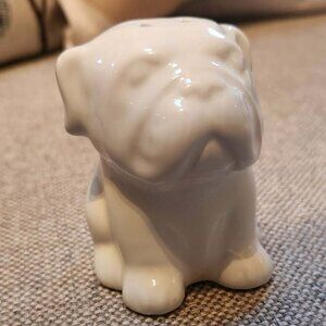 Threshold White Bulldog Salt Shaker
